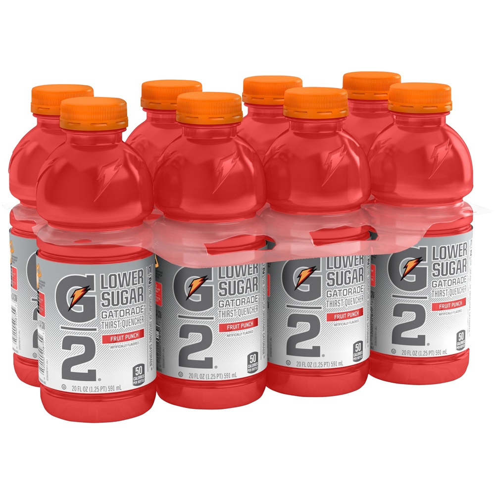 slide 2 of 4, G2 Fruit Punch Sports Drink, 8 ct; 20 fl oz