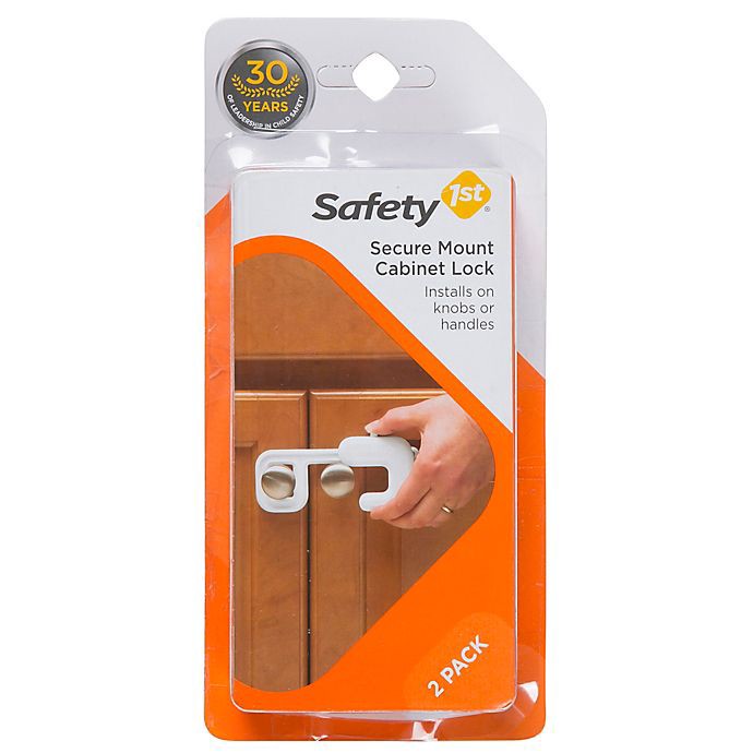 slide 2 of 4, Safety 1st - Secure Mount Cabinet Lock, 2 ct