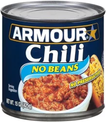 Armour Chili, No Beans - 15 oz