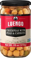 Luengo Chickpeas with Peas and Carrots