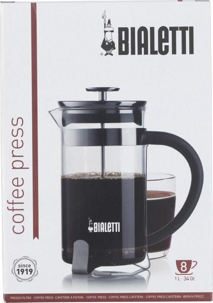 slide 1 of 1, Bialetti Simplicity French Coffee Press - Black, 1 liter