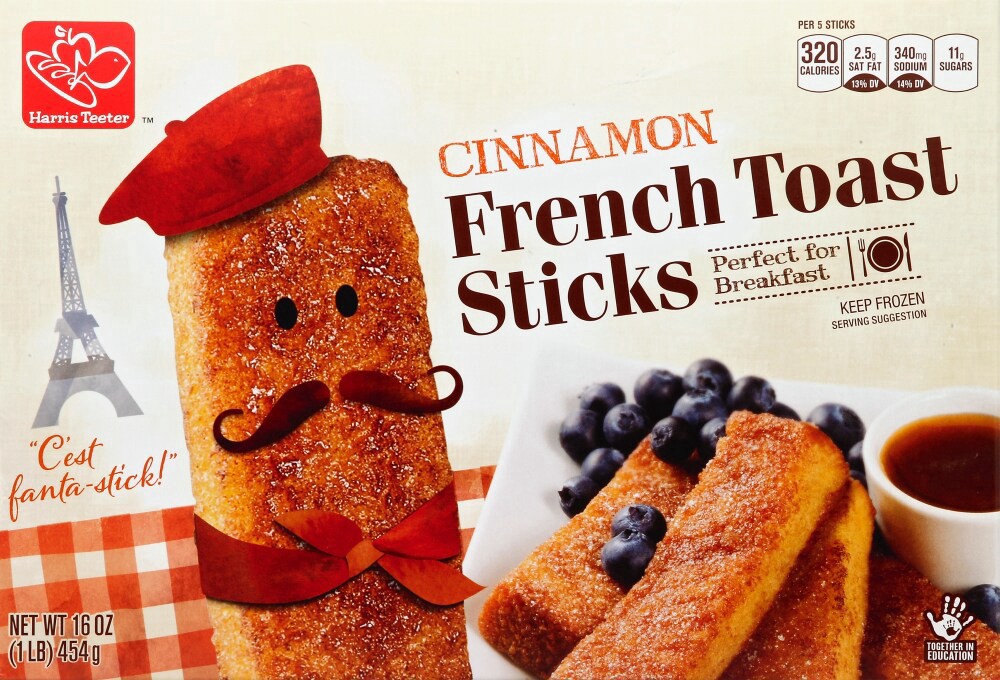 slide 2 of 2, Harris Teeter™ Cinnamon French Toast Sticks, 16 oz