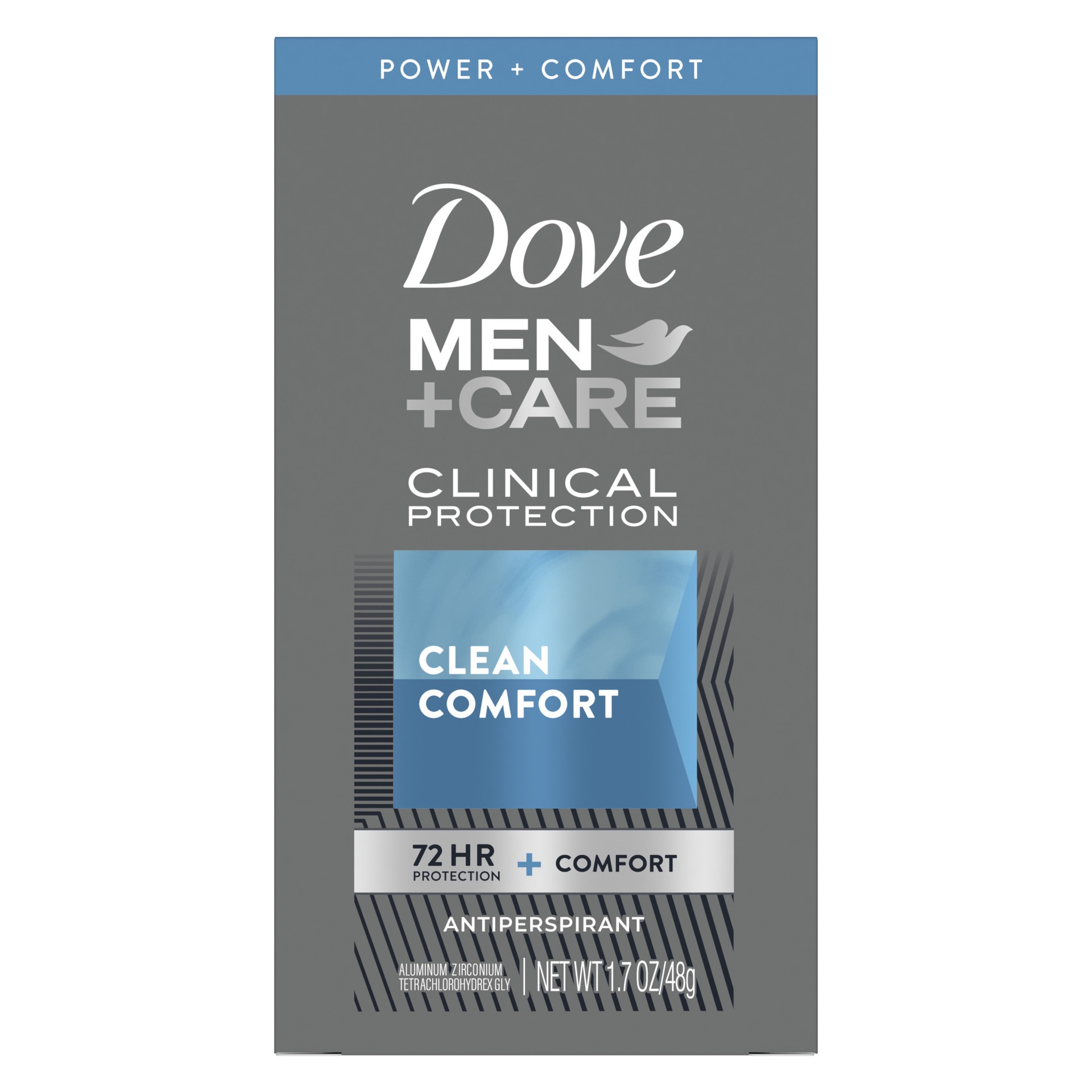slide 1 of 2, Dove Men+Care Clinical Protection Antiperspirant Clean Comfort, 1.7 oz, 1.7 oz