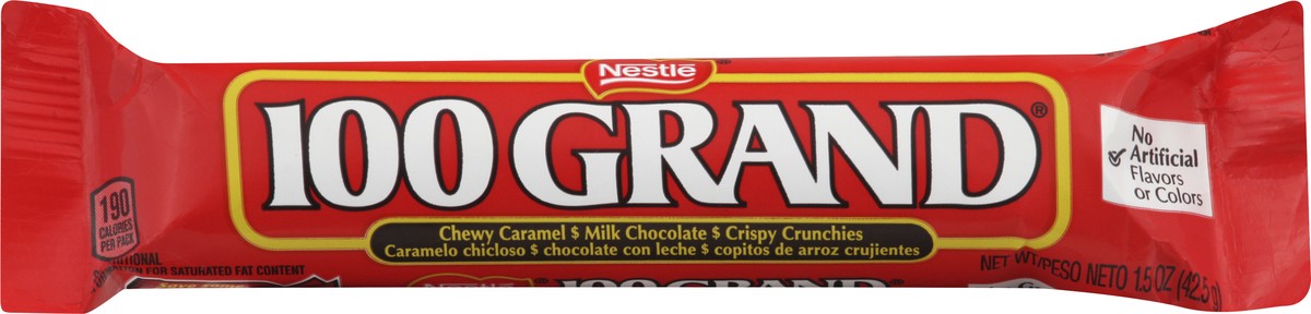 slide 4 of 8, 100 Grand Nestlé 100 Grand Bar, 1.5 oz