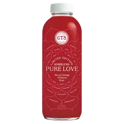 GT's Synergy Organic Kombucha Pure Love- 16 oz