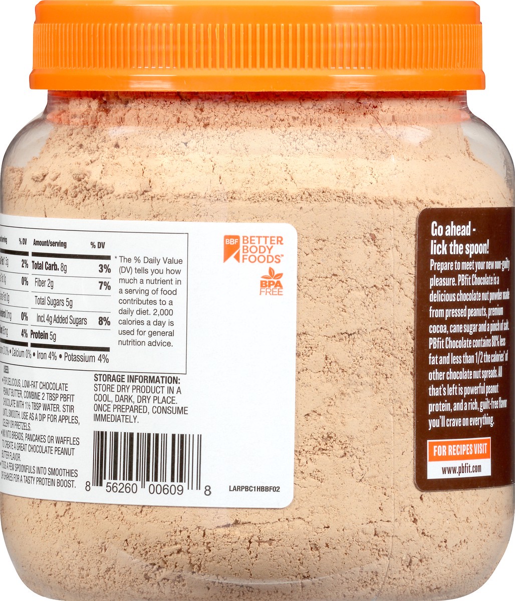 slide 2 of 13, PBfit Chocolate Peanut Butter Powder 24 oz, 24 oz