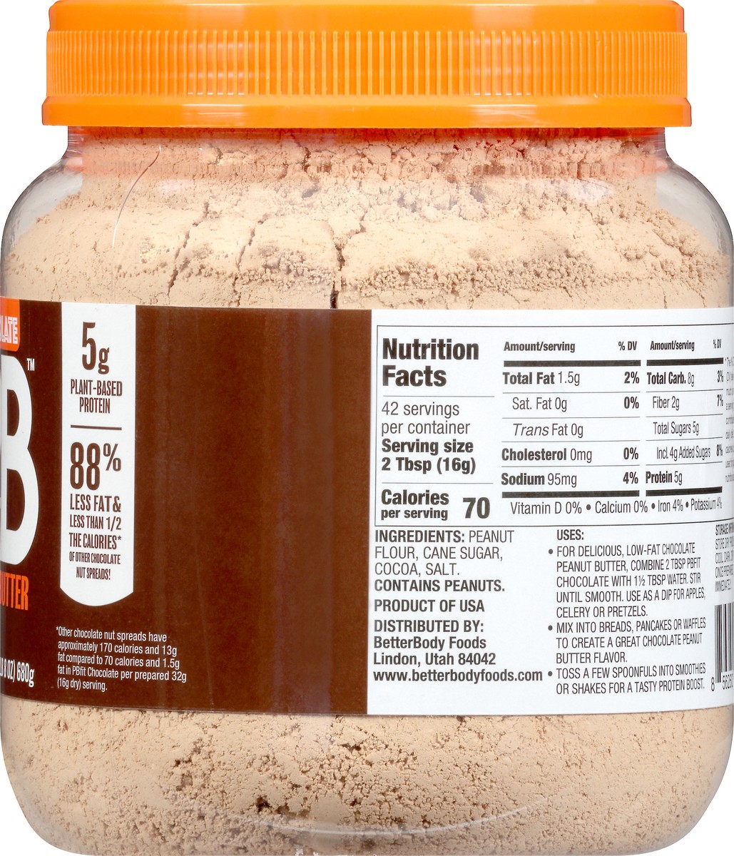 slide 4 of 13, PBfit Chocolate Peanut Butter Powder 24 oz, 24 oz