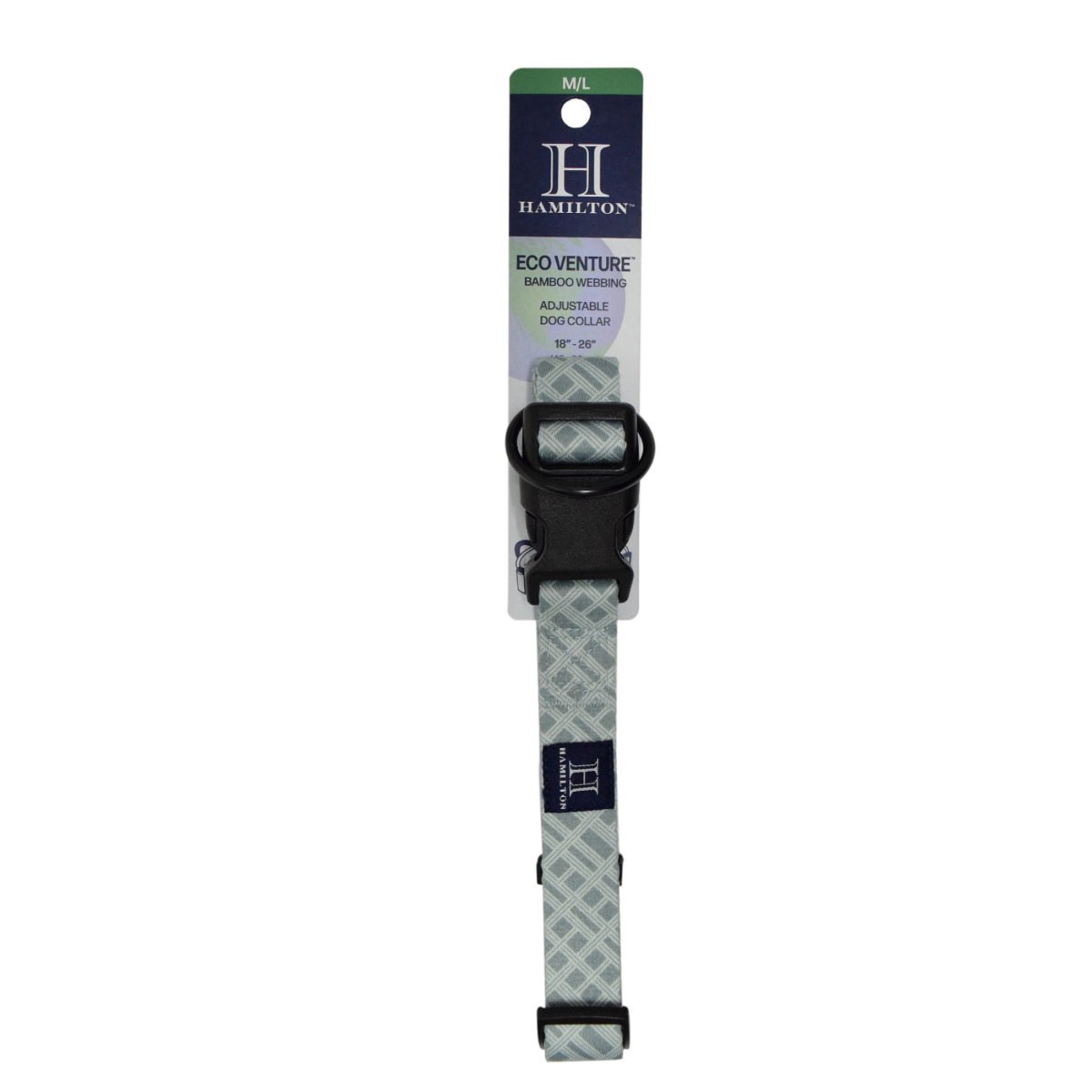 slide 1 of 9, Hamilton Eco Venture Bamboo Adjustable Dog Collar - Green, 1 ct