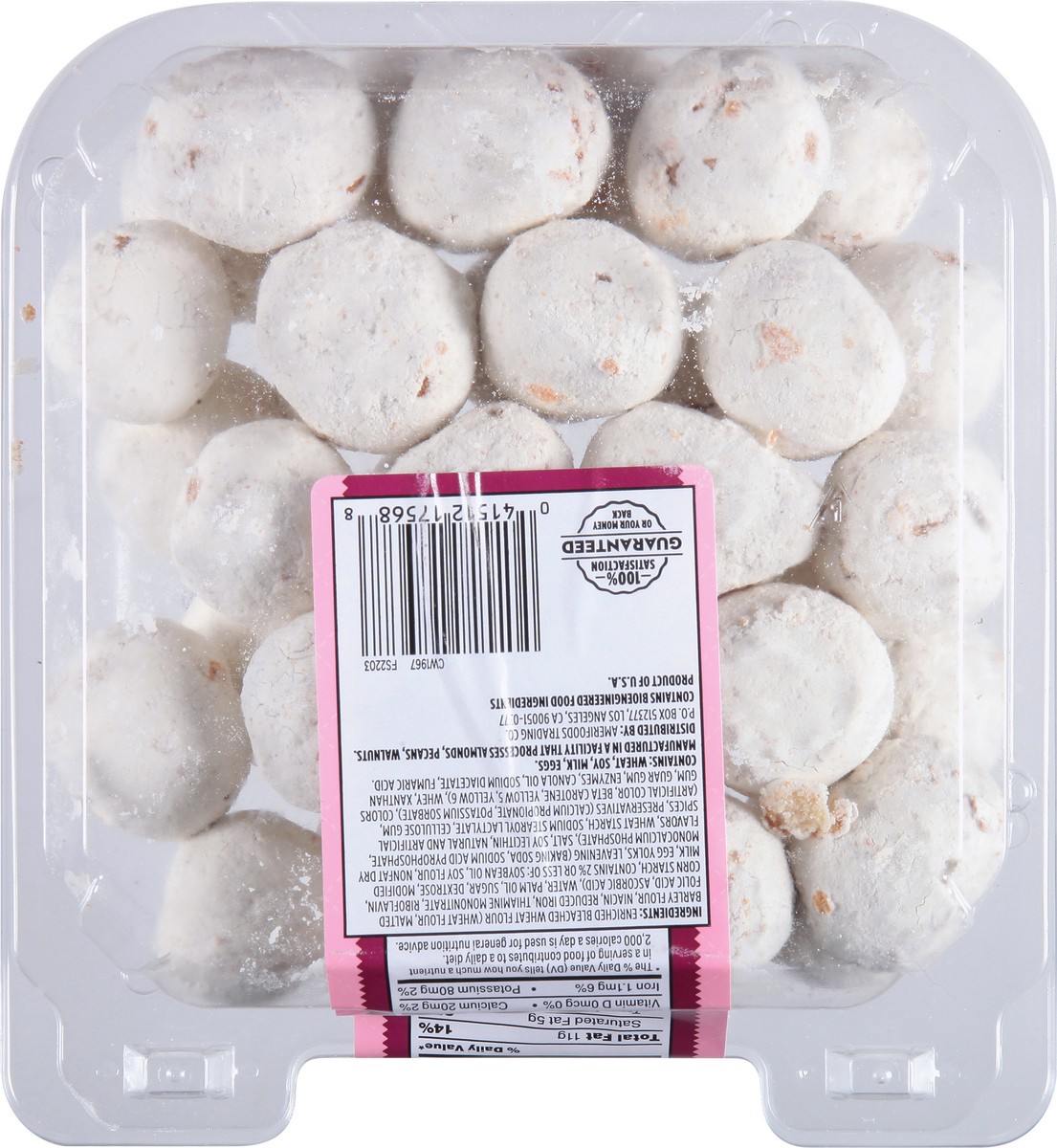 slide 8 of 14, First Street Powdered Donut Holes, 14 oz