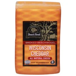 Boar's Head Smoked Beechwood Wisconsin Cheddar Cheese 1 ea