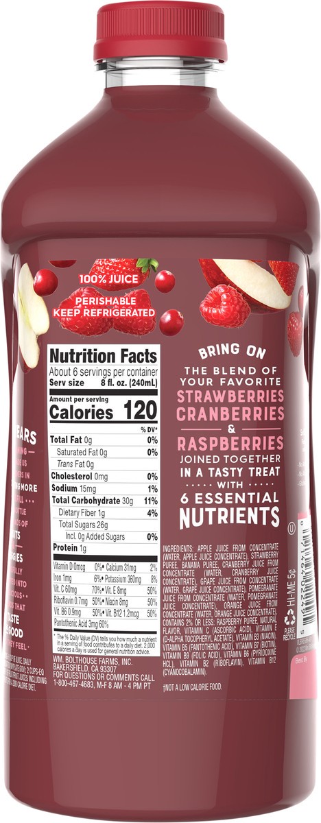 slide 3 of 5, Bolthouse Farms Red Goodness Fruit Juice Smoothie- 52 oz, 52 oz