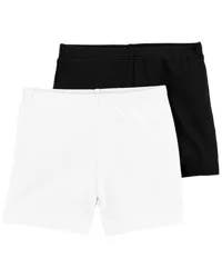 Carter's Carters Kid 2-Pack Tumbling Shorts Black/White 5