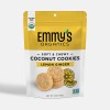 slide 1 of 1, Emmy's Organics Lemon Ginger Coconut Cookies, 6 oz, 9 ct