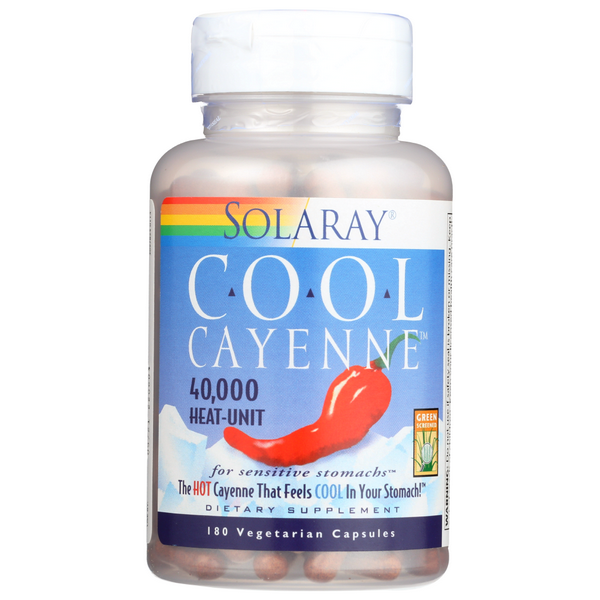 slide 1 of 1, Solaray Cool Cayenne, 180 ct