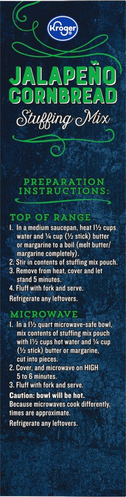 slide 2 of 5, Kroger Jalapeno Cornbread Stuffing Mix - 6 oz, 6 oz
