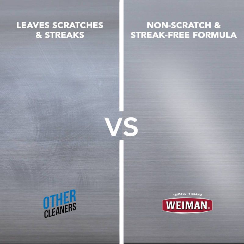 slide 6 of 9, Weiman Stainless Steel Cleaner and Polish - 12oz, 12 oz