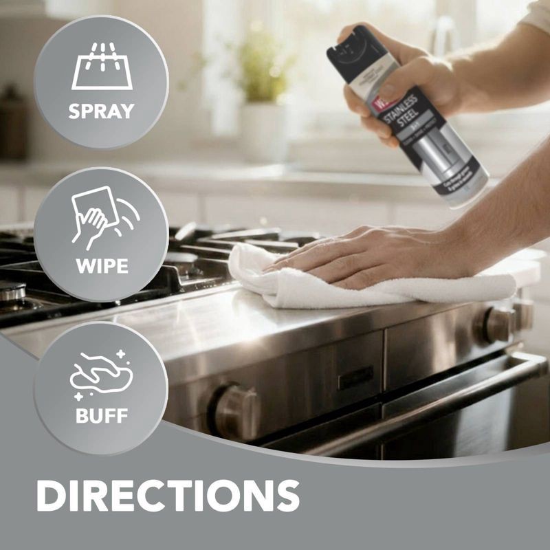 slide 8 of 9, Weiman Stainless Steel Cleaner and Polish - 12oz, 12 oz