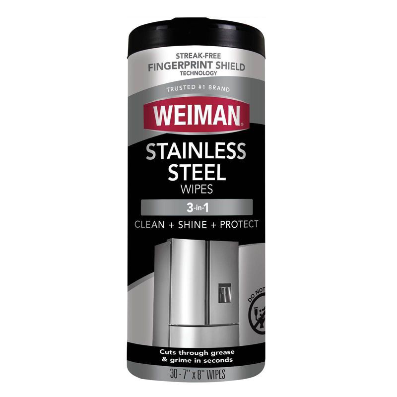 slide 1 of 9, Weiman Stainless Steel Wipes - 30ct, 30 ct