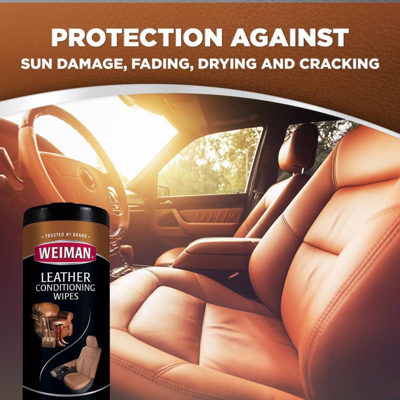 slide 6 of 8, Weiman Leather Wipes - 30ct, 30 ct