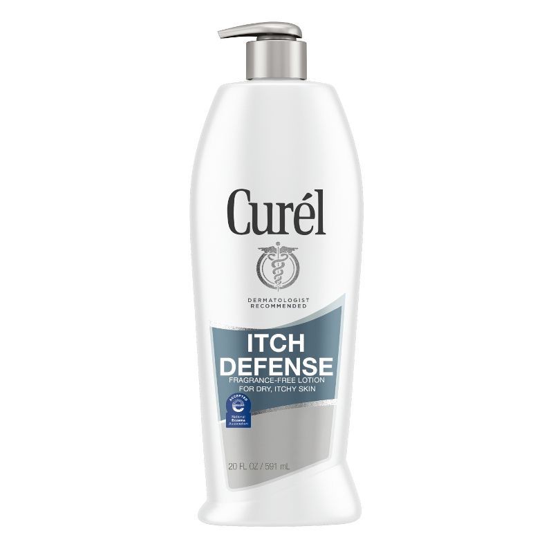 slide 1 of 1, Curel Itch Defense Hand and Body Lotion, Moisturizer For Dry Itchy Skin, Advanced Ceramide Complex Unscented - 20 fl oz, 20 fl oz