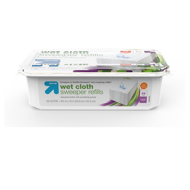 slide 1 of 3, Floor Wipes - Lavender Scent - 28ct - up&up™, 28 ct