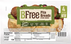 BFree Gluten Free Stone Baked Pita Bread
