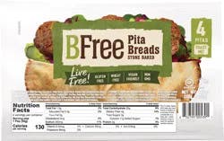BFree Gluten Free Stone Baked Pita Bread