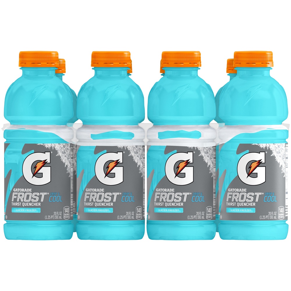 slide 2 of 5, Gatorade Frost Glacier Freeze Sports Drink, 8 ct; 20 oz
