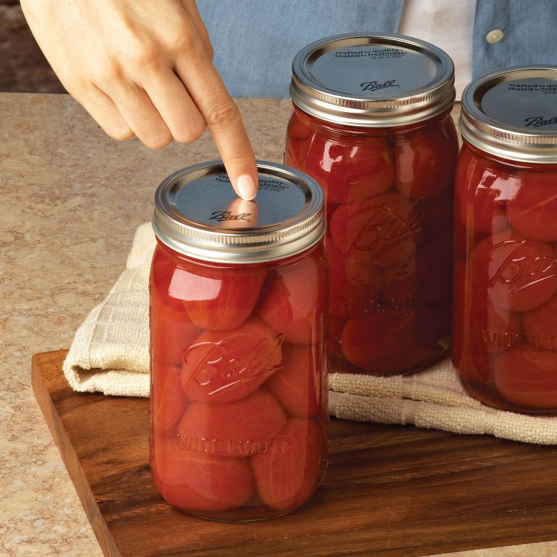 slide 3 of 3, Ball 12pk Mason Jar Lids and Bands - Wide Mouth, 12 ct