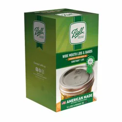 Ball 12pk Mason Jar Lids and Bands - Wide Mouth
