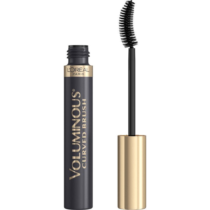 slide 1 of 10, L'Oreal Paris Voluminous Curved Brush Mascara - 340 Black - 0.28 fl oz, 0.28 fl oz