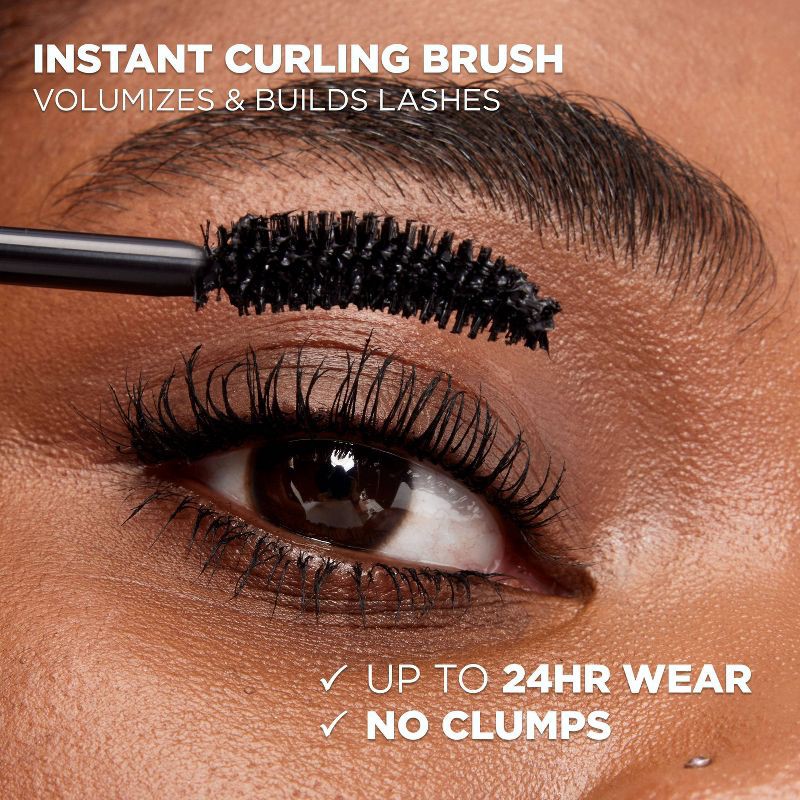 slide 5 of 10, L'Oreal Paris Voluminous Curved Brush Mascara - 340 Black - 0.28 fl oz, 0.28 fl oz