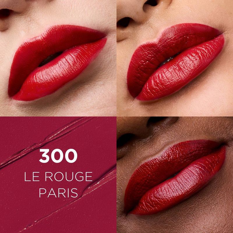 slide 2 of 8, L'Oreal Paris Colour Riche Original Satin Lipstick for Moisturized Lips - 300 Le Rouge Paris - 0.13oz, 0.13 oz