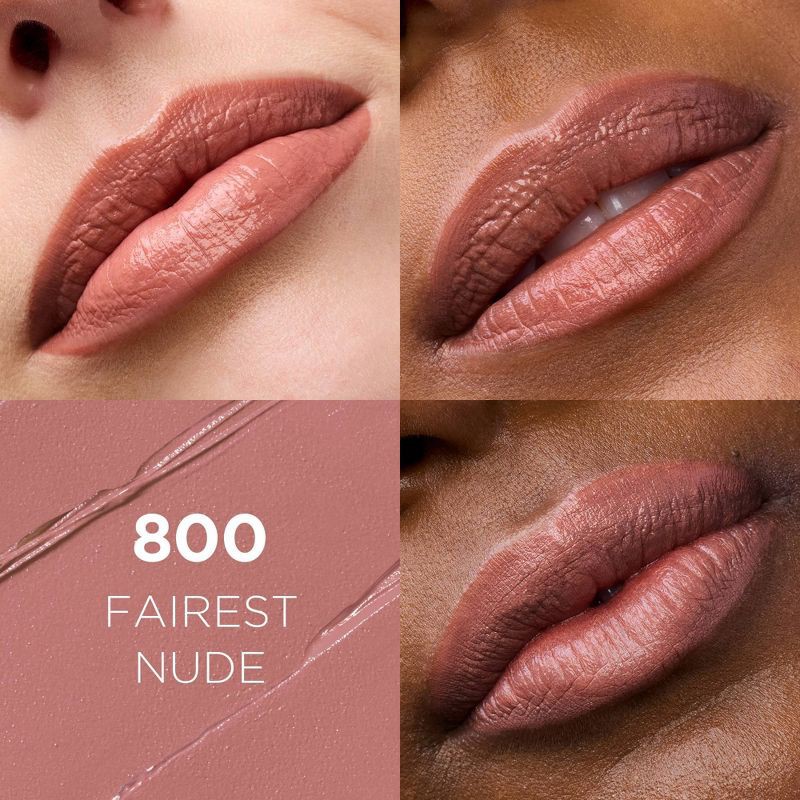 slide 2 of 6, L'Oreal Paris Colour Riche Original Satin Lipstick for Moisturized Lips - 800 Fairest Nude - 0.13oz, 0.13 oz