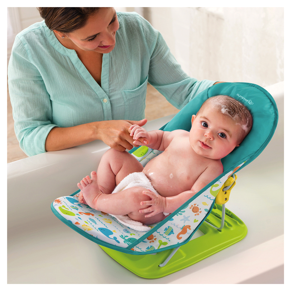 slide 3 of 5, Summer Infant Baby Bather, Neutral, 1 ct