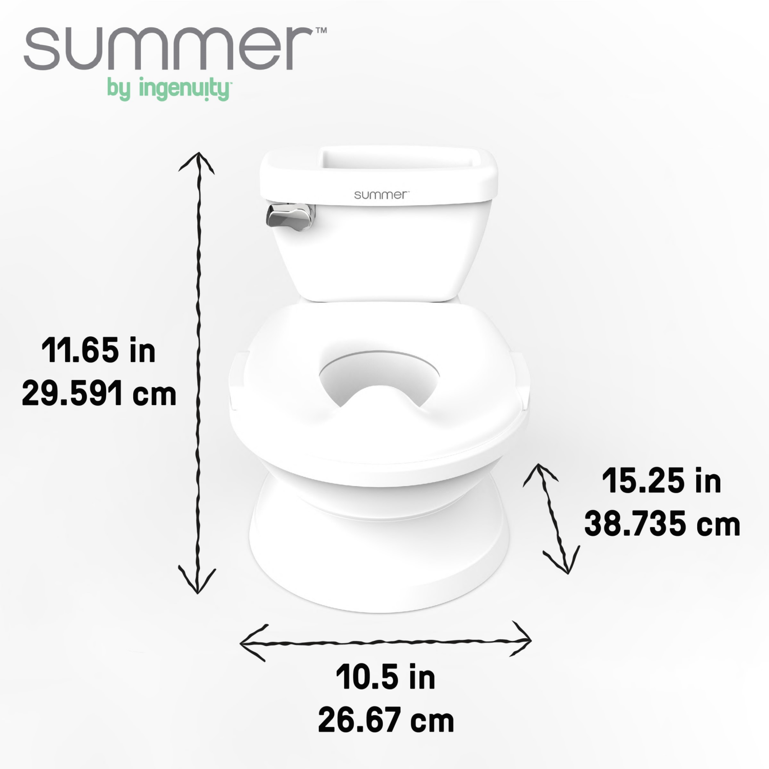 slide 2 of 4, Summer My Size Potty Pro 2-in-1 18M - 50 lbs (23 kg) Potty Training System 1 ea, 1 ct