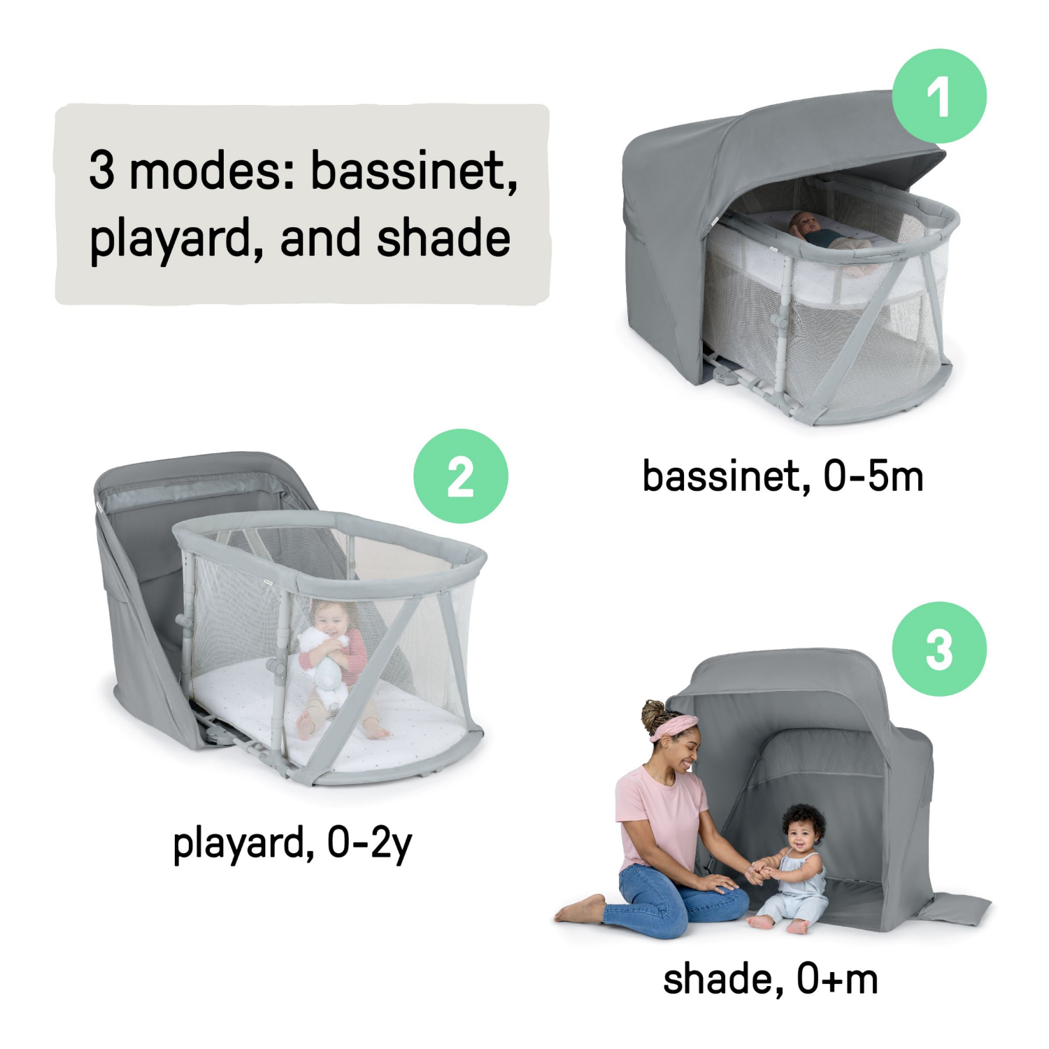 slide 3 of 3, Ingenuity Serenity Shade Playard, 1 ct
