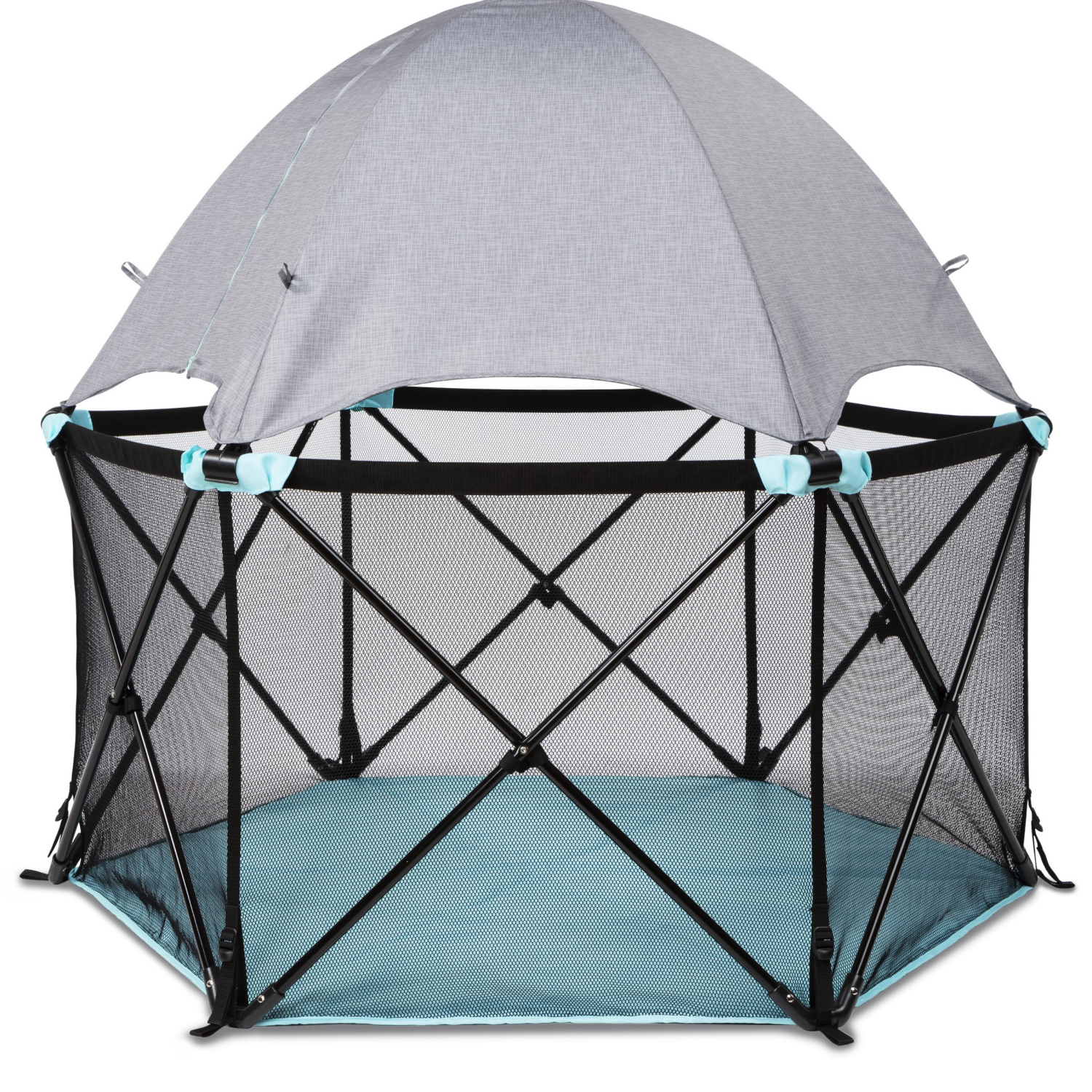 slide 1 of 1, INGENUITY ING Pop N Play Deluxe Ultimate Playard, 1 ct