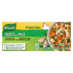 Knorr Cubes Bouillon Chicken Box 8 Count - 3.1 Oz