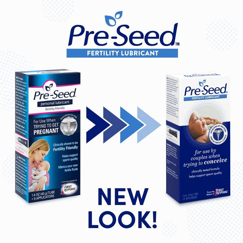 slide 3 of 8, PreSeed Fertility Friendly Lube for Women Trying to Conceive - 1.4oz, 1.4 oz