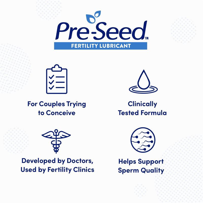 slide 7 of 8, PreSeed Fertility Friendly Lube for Women Trying to Conceive - 1.4oz, 1.4 oz