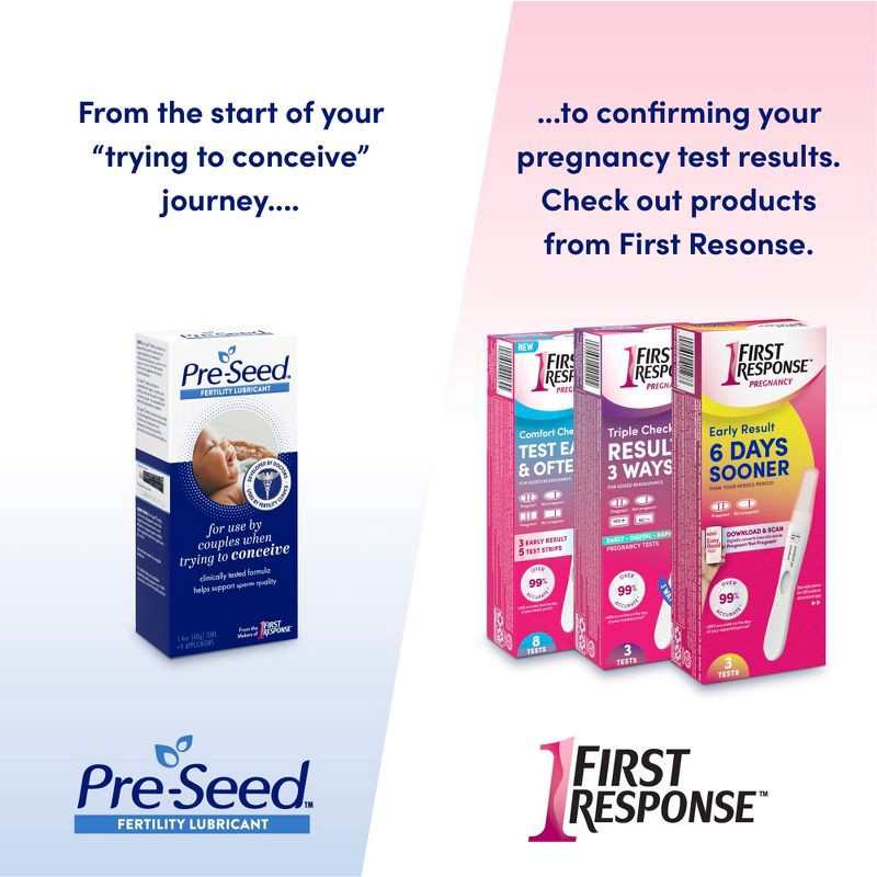 slide 8 of 8, PreSeed Fertility Friendly Lube for Women Trying to Conceive - 1.4oz, 1.4 oz