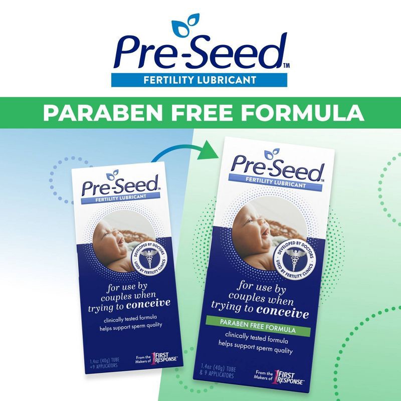 slide 9 of 11, PreSeed Pre-Seed Fertility Lubricant - 9 Applicators/1.4oz, 1.4 oz
