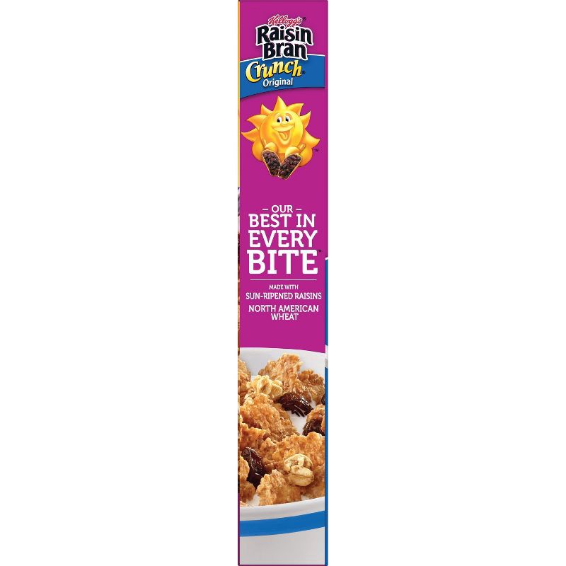 slide 5 of 13, Kellogg's Raisin Bran Crunch Original Breakfast Cereal - 15.4oz, 15.4 oz