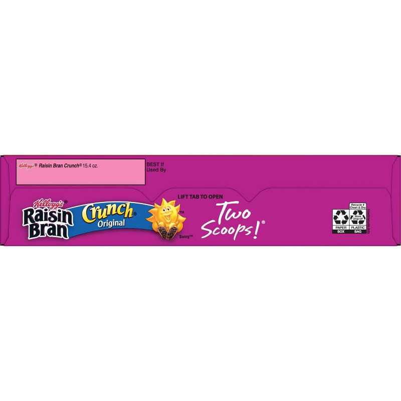 slide 7 of 13, Kellogg's Raisin Bran Crunch Original Breakfast Cereal - 15.4oz, 15.4 oz