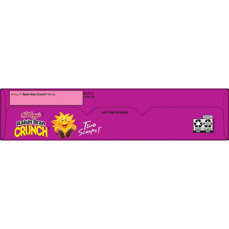 slide 10 of 13, Kellogg's Raisin Bran Crunch Original Breakfast Cereal - 15.4oz, 15.4 oz