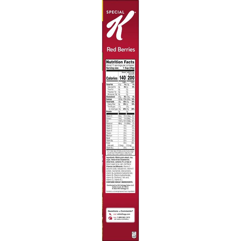 slide 7 of 10, Kellogg's Special K Red Berries Breakfast Cereal - 15.6oz, 15.6 oz