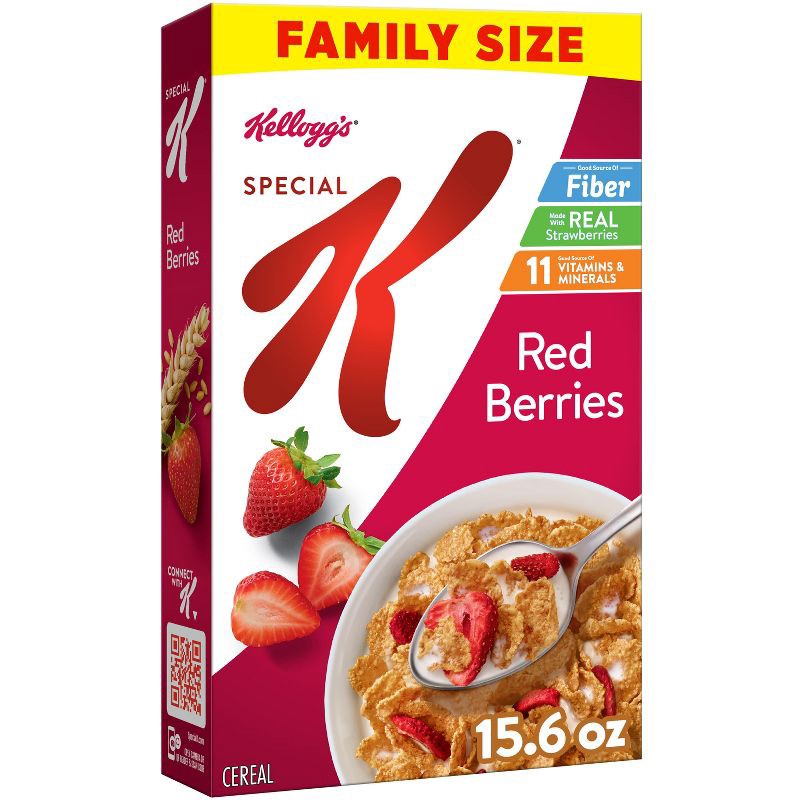 slide 1 of 11, Kellogg's Special K Red Berries Breakfast Cereal - 15.6oz, 15.6 oz