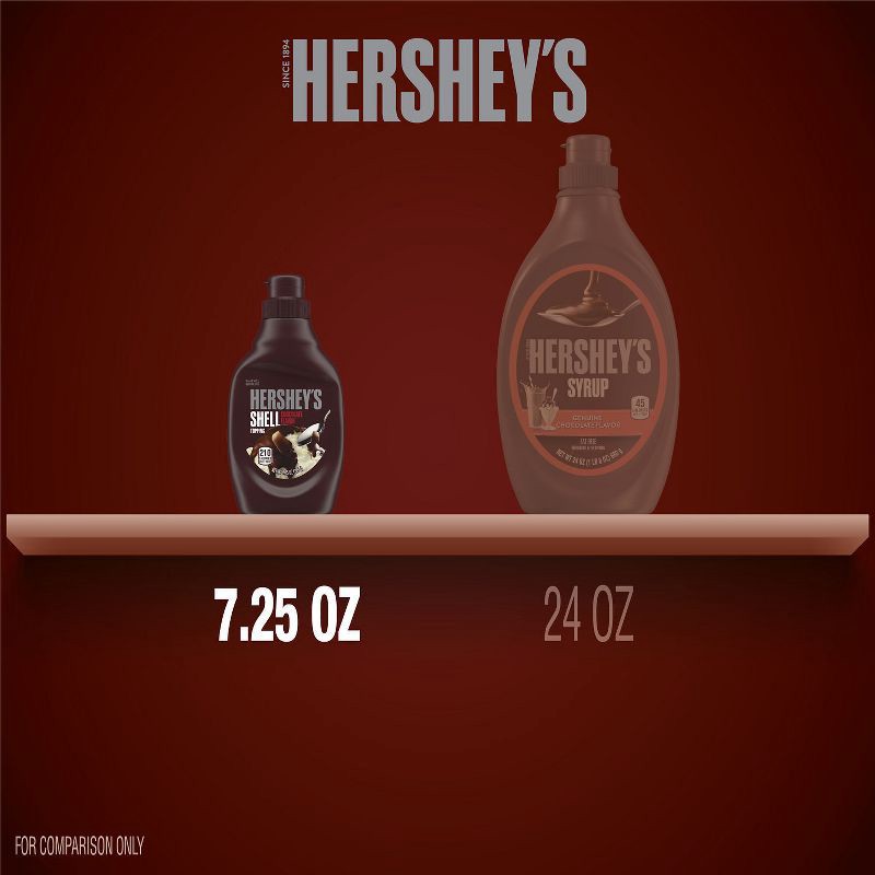 slide 6 of 6, Hershey's Chocolate Shell Topping - 7.25oz, 7.25 oz