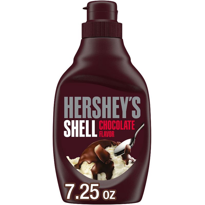 slide 1 of 6, Hershey's Chocolate Shell Topping - 7.25oz, 7.25 oz